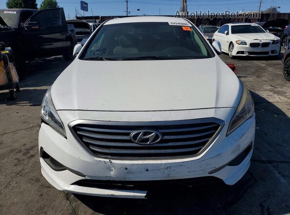 5NPE24AF8HH478823 2017 HYUNDAI SONATA White Դիմացի տեսք