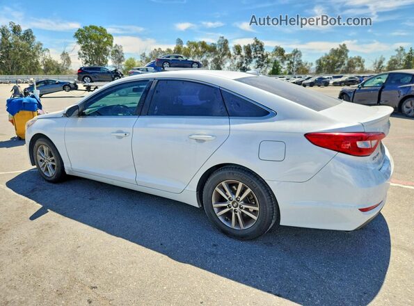 5NPE24AF8HH530001 2017 HYUNDAI SONATA White Tył lewy