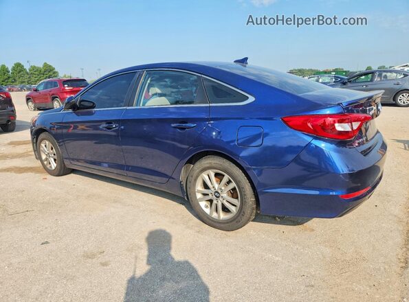 5NPE24AF8HH531746 2017 HYUNDAI SONATA Blue Задня ліва чверть
