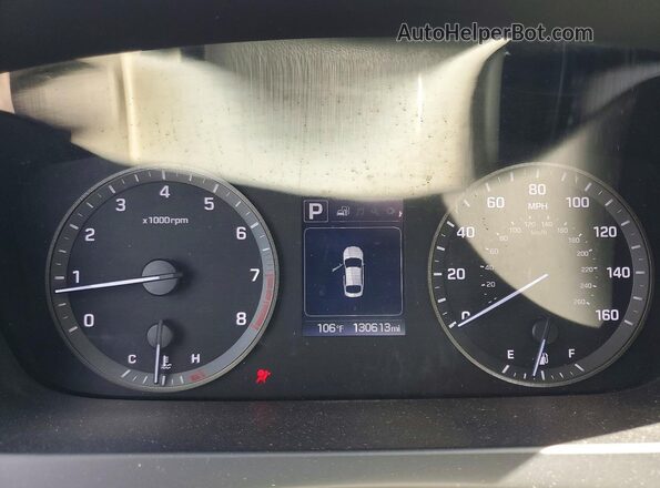 5NPE24AF8HH542133 2017 HYUNDAI SONATA Silver Vista del cuadro de instrumentos