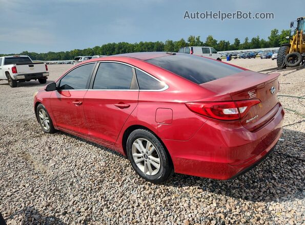 5NPE24AF8HH563239 2017 HYUNDAI SONATA Red Tył lewy
