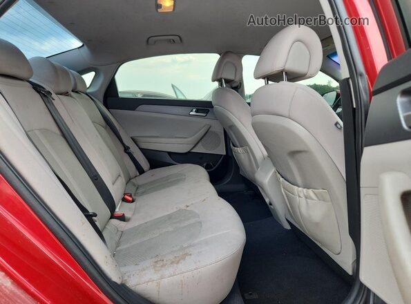 5NPE24AF8HH563239 2017 HYUNDAI SONATA Red 