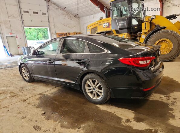 5NPE24AF8HH589274 2017 HYUNDAI SONATA Black Tył lewy