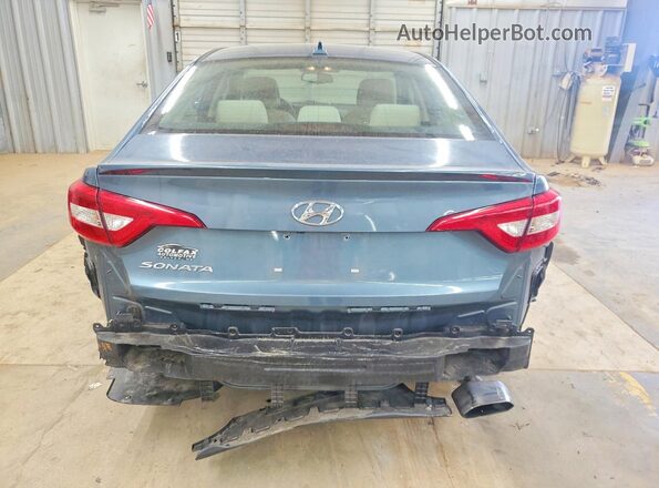 5NPE24AF8HH594832 2017 HYUNDAI SONATA Синий Вид сзади