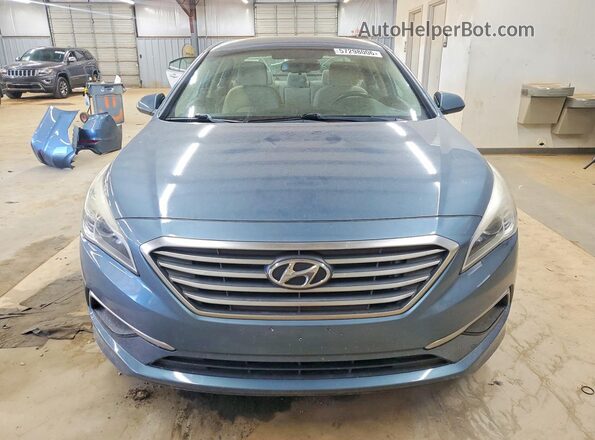 5NPE24AF8HH594832 2017 HYUNDAI SONATA Синий Вид спереди