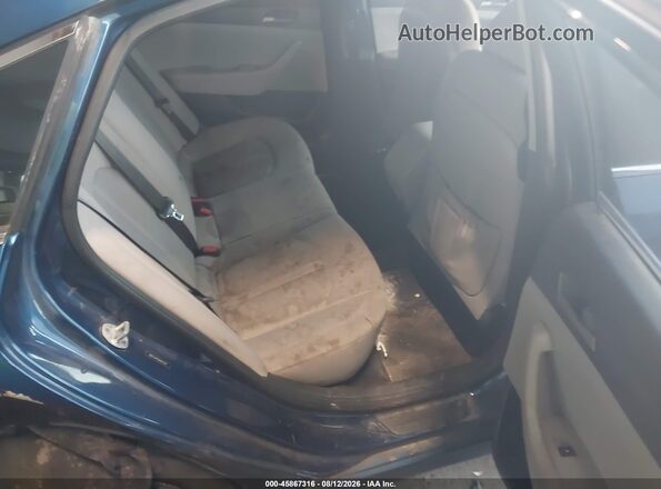5NPE24AF8JH615216 2018 HYUNDAI SONATA Blue Vista de la etiqueta del VIN
