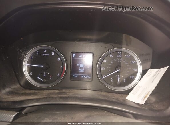 5NPE24AF8JH615216 2018 HYUNDAI SONATA Blue Vista de los asientos traseros
