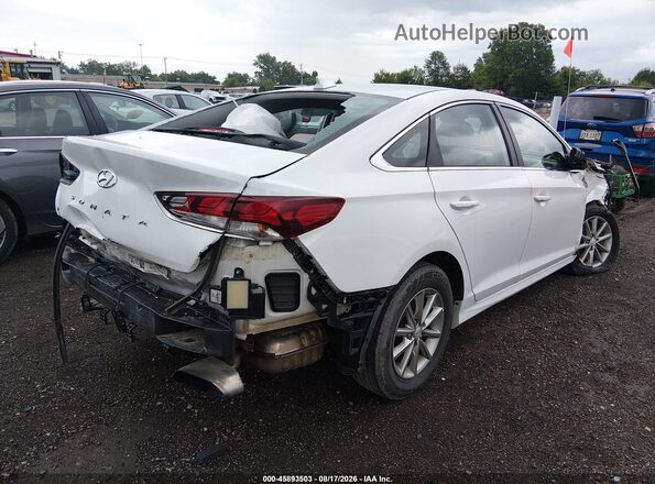 5NPE24AF8JH704851 2018 HYUNDAI SONATA Белый Задняя правая четверть