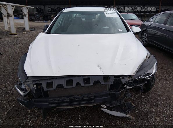5NPE24AF8JH704851 2018 HYUNDAI SONATA Белый Вид панели приборов