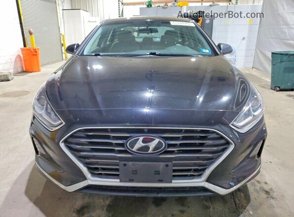 5NPE24AF8JH707300 2018 HYUNDAI SONATA Black Front view