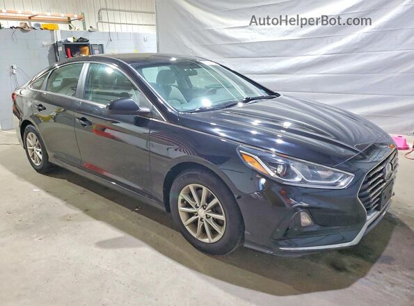 5NPE24AF8JH707300 2018 HYUNDAI SONATA Black Front right