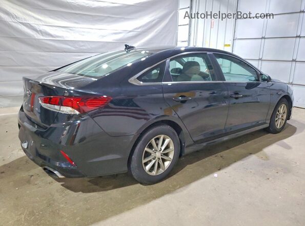 5NPE24AF8JH707300 2018 HYUNDAI SONATA Black Rear right