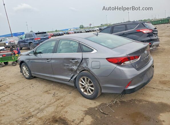 5NPE24AF8JH710388 2018 HYUNDAI SONATA Gray Հետևի ձախ