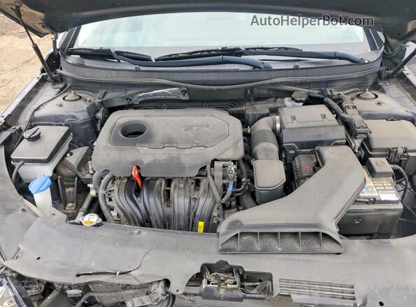5NPE24AF8JH710388 2018 HYUNDAI SONATA Gray Սալոնի հետևի տեսք