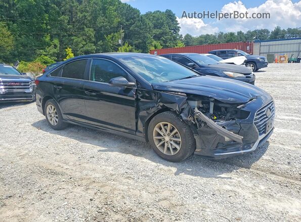 5NPE24AF8KH738466 2019 HYUNDAI SONATA Black Передня права чверть