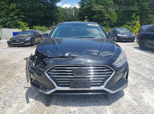 5NPE24AF8KH738466 2019 HYUNDAI SONATA Black Вид спереду