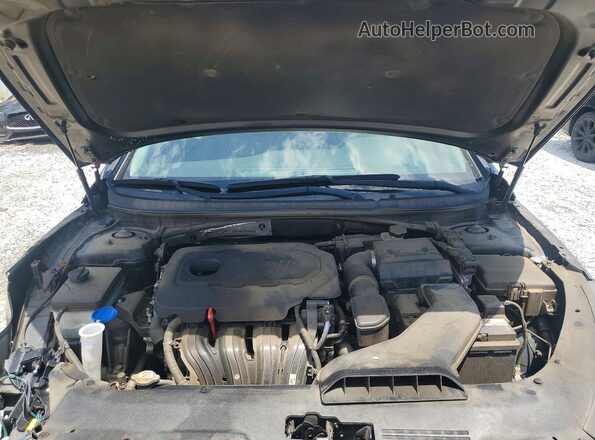5NPE24AF8KH738466 2019 HYUNDAI SONATA Black Вид задньої частини салону