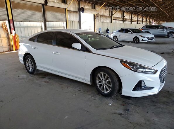 5NPE24AF8KH743649 2019 HYUNDAI SONATA White Front right