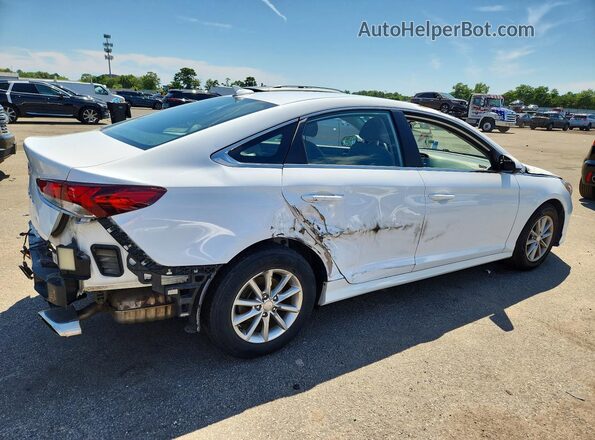 5NPE24AF8KH743683 2019 HYUNDAI SONATA White უკანა მარჯვენა