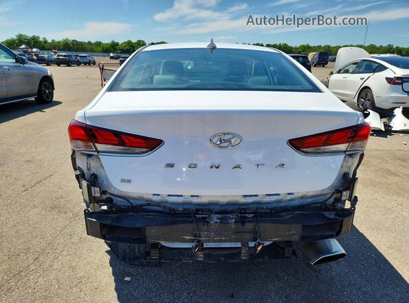 5NPE24AF8KH743683 2019 HYUNDAI SONATA White უკანა ხედი