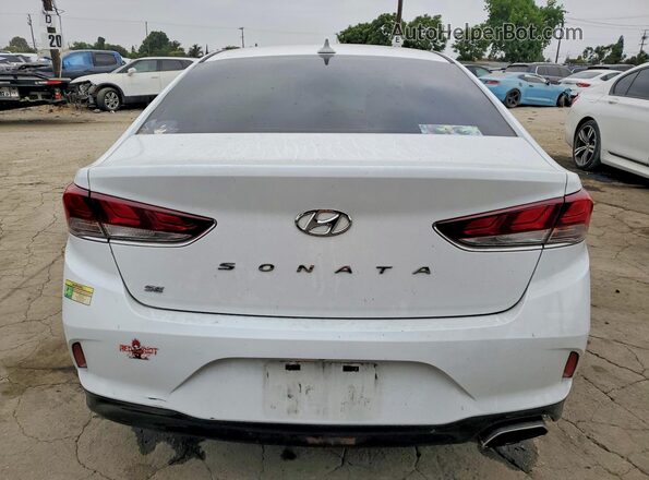 5NPE24AF8KH747992 2019 HYUNDAI SONATA White Հետևի տեսք