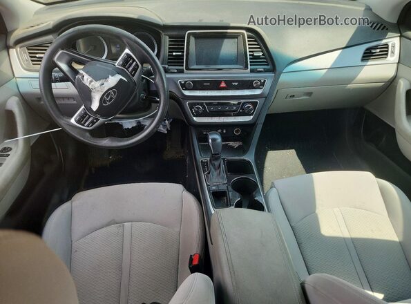 5NPE24AF8KH753498 2019 HYUNDAI SONATA Red Dashboard view