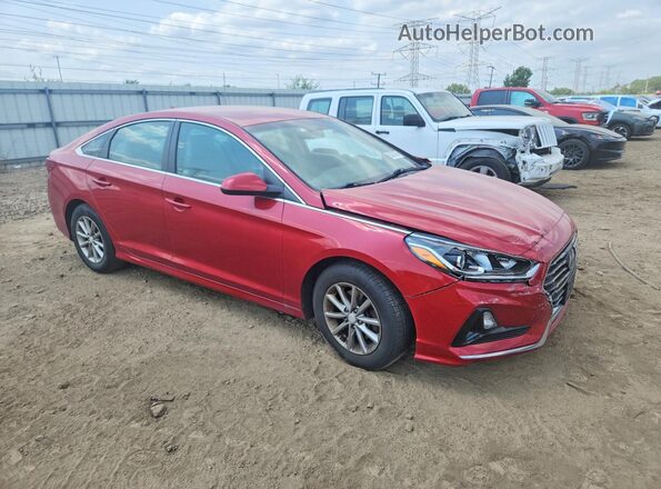 5NPE24AF8KH753498 2019 HYUNDAI SONATA Red Front right