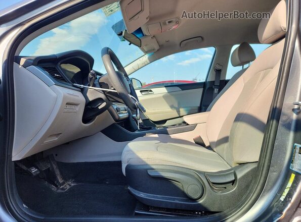 5NPE24AF8KH776201 2019 HYUNDAI SONATA Gray Սալոնի դիմացի տեսք