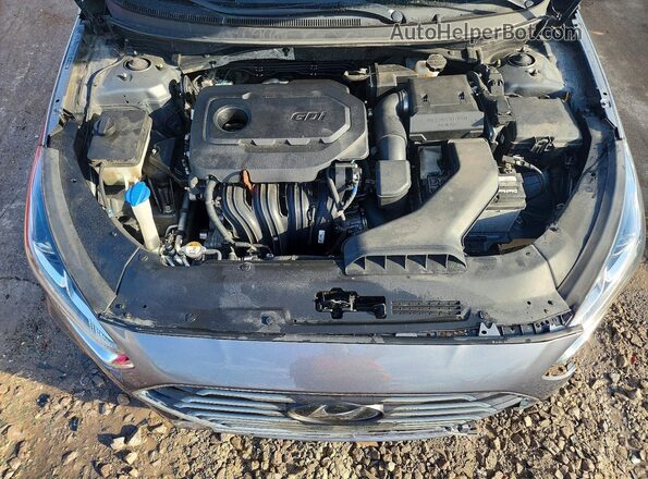 5NPE24AF8KH776201 2019 HYUNDAI SONATA Gray Սալոնի հետևի տեսք