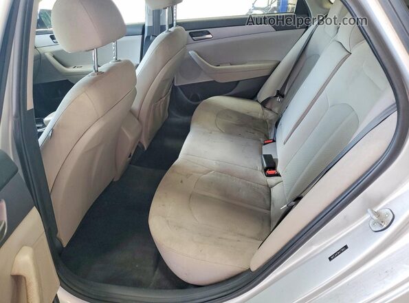 5NPE24AF8KH779843 2019 HYUNDAI SONATA Gray Widok tylnych siedzeń