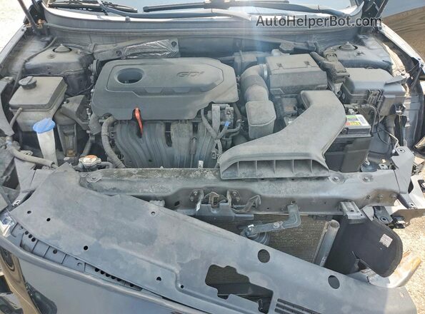 5NPE24AF8KH784444 2019 HYUNDAI SONATA Black უკანა სალონის ხედი