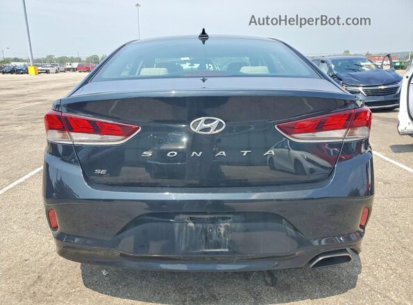 5NPE24AF8KH784444 2019 HYUNDAI SONATA Black უკანა ხედი