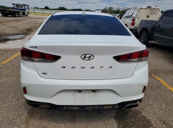 5NPE24AF8KH797470 2019 HYUNDAI SONATA White Widok z tyłu