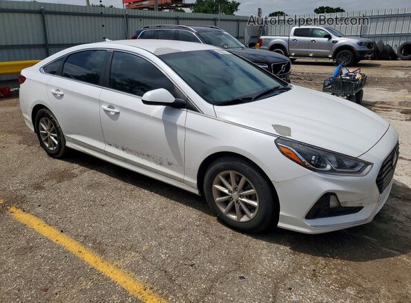 5NPE24AF8KH797470 2019 HYUNDAI SONATA White Przód prawy