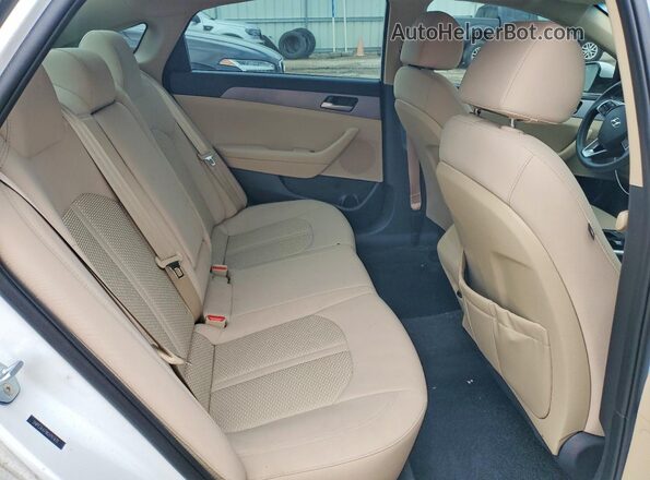 5NPE24AF8KH797470 2019 HYUNDAI SONATA White Widok tylnych siedzeń