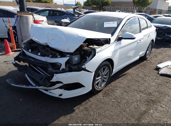 5NPE24AF9GH260209 2016 HYUNDAI SONATA White Front left