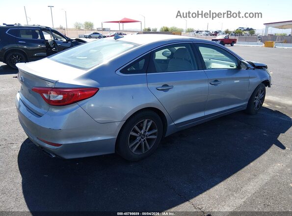 5NPE24AF9GH261893 2016 HYUNDAI SONATA (U.S.) Серый Задняя правая четверть