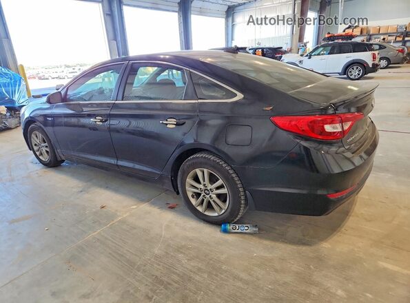5NPE24AF9GH285188 2016 HYUNDAI SONATA Black უკანა მარცხენა