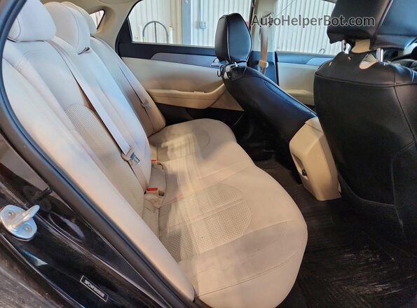 5NPE24AF9GH285188 2016 HYUNDAI SONATA Black უკანა სავარძლების ხედი