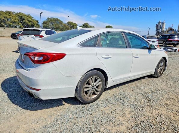 5NPE24AF9GH314754 2016 HYUNDAI SONATA White Vista frontal