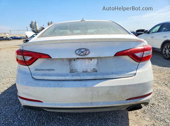 5NPE24AF9GH314754 2016 HYUNDAI SONATA White Vista del compartimento del motor