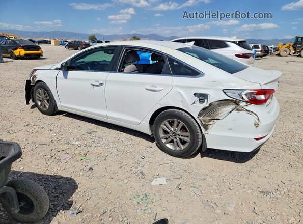 5NPE24AF9GH322692 2016 HYUNDAI SONATA White Trasero izquierdo