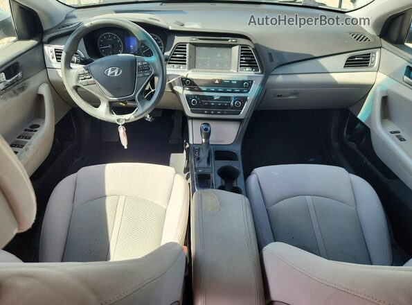 5NPE24AF9GH322692 2016 HYUNDAI SONATA White Vista del salpicadero