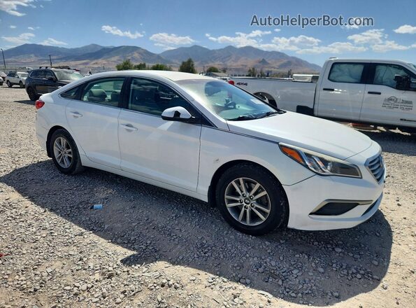 5NPE24AF9GH322692 2016 HYUNDAI SONATA White Delantero derecho