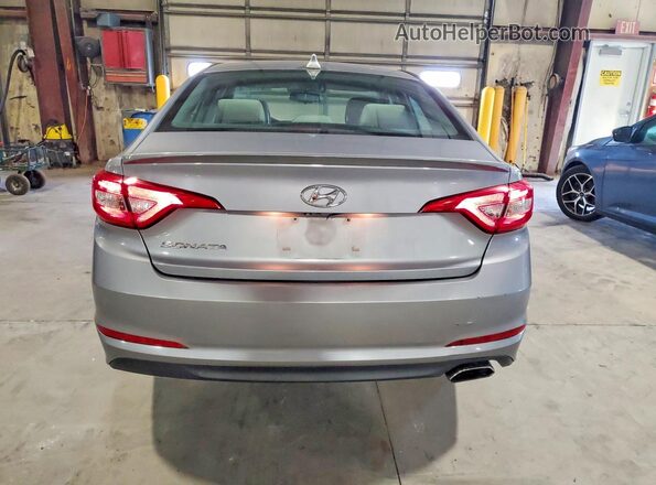5NPE24AF9GH331912 2016 HYUNDAI SONATA Silver უკანა ხედი