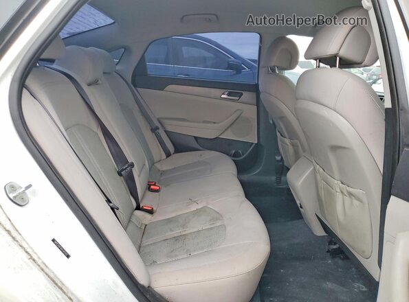 5NPE24AF9GH342425 2016 HYUNDAI SONATA White Widok tylnych siedzeń