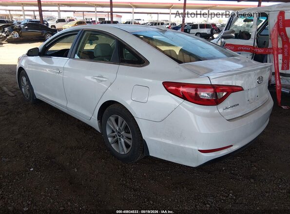 5NPE24AF9GH356339 2016 HYUNDAI SONATA White უკანა მარცხენა