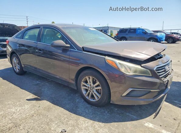 5NPE24AF9GH366045 2016 HYUNDAI SONATA Tan Передня права чверть