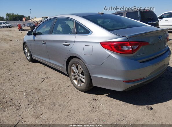5NPE24AF9GH386599 2016 HYUNDAI SONATA Gray Trasero izquierdo