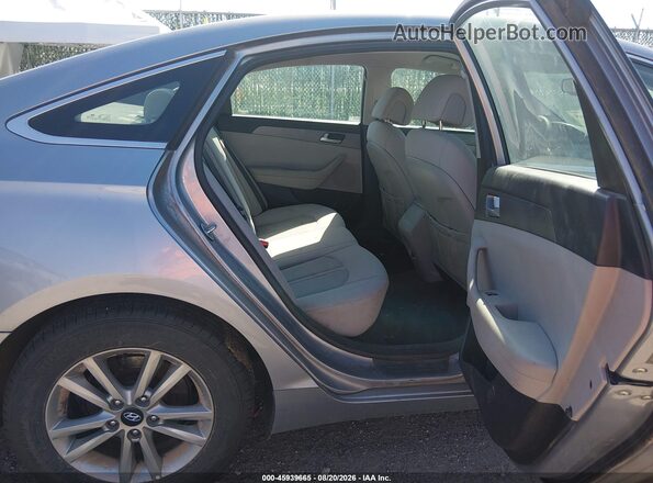 5NPE24AF9GH386599 2016 HYUNDAI SONATA Gray Vista de la etiqueta del VIN